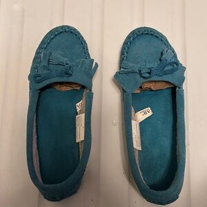 Target Kids Teal Moccasins